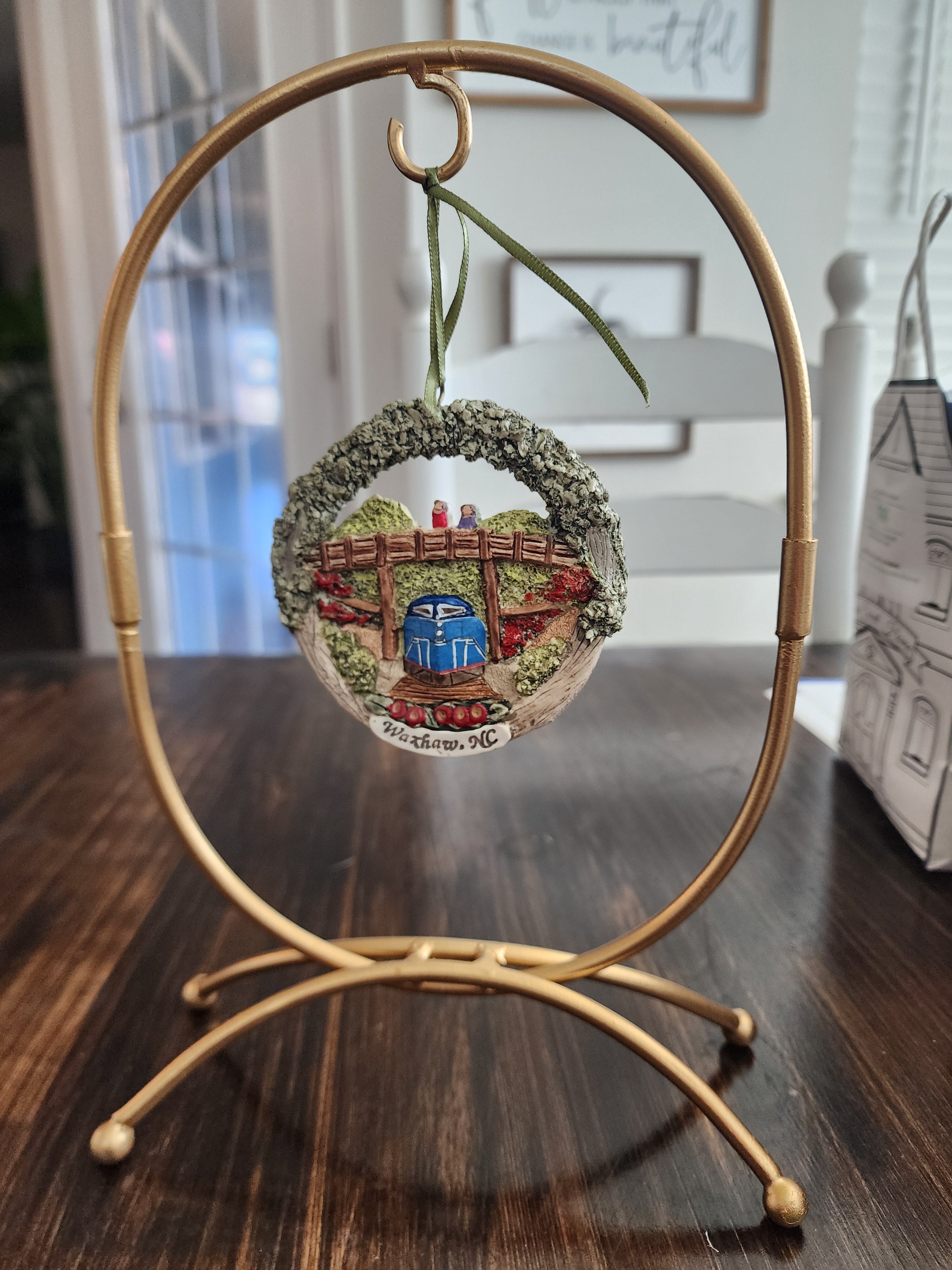 Waxhaw Handpoured Hand Painted Ornament – Pressed For You