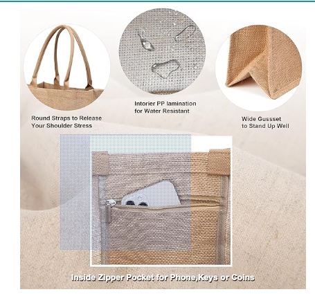 Personalized Jute Bag