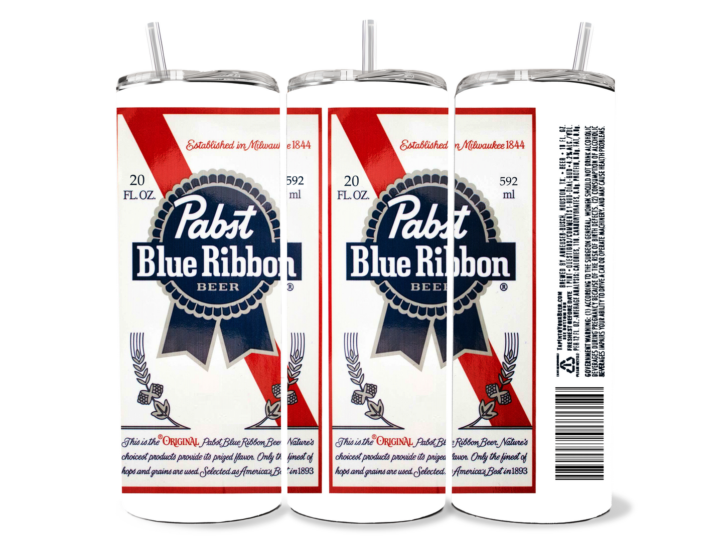 PBR 20 oz Skinny Tumbler