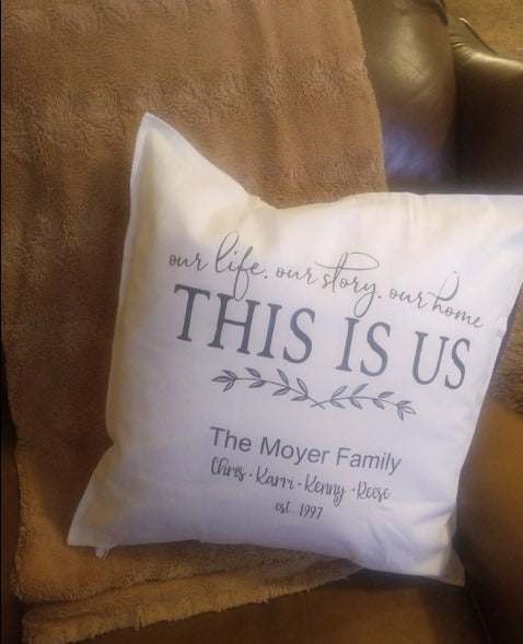 This is Us Pillow Cover