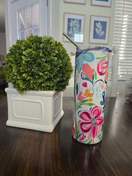 Beautiful Floral Tumbler