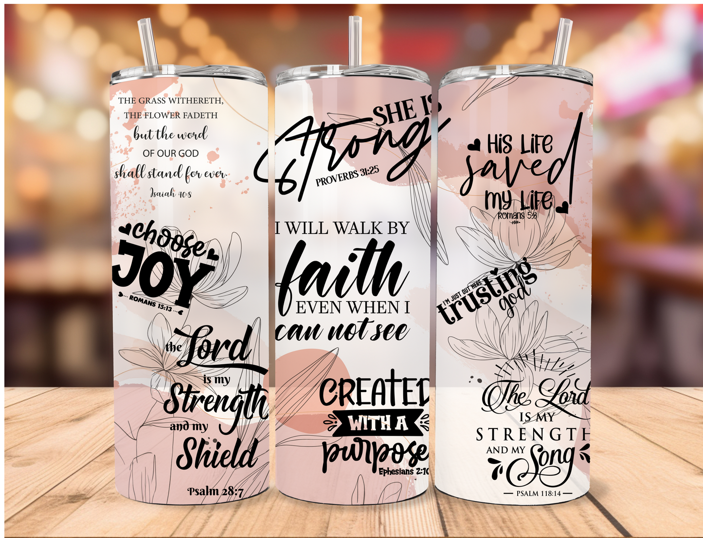 Christian Inspiration Tumbler