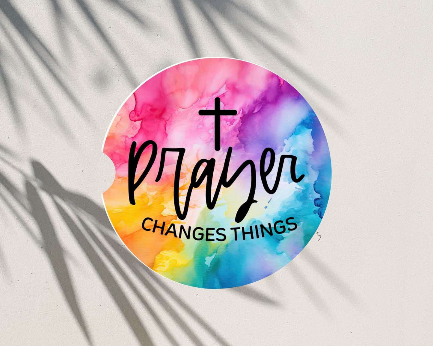 Prayer Changes Things Car Coasters