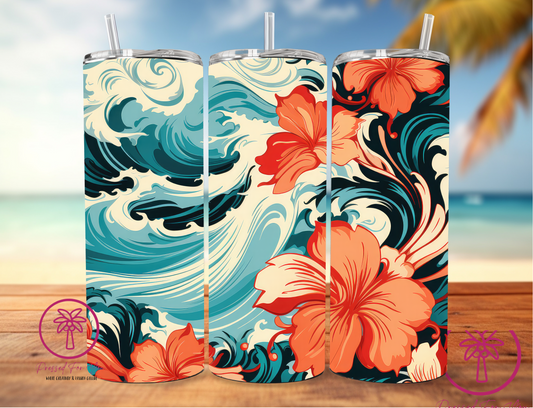 Hawaiian 20 oz tumbler