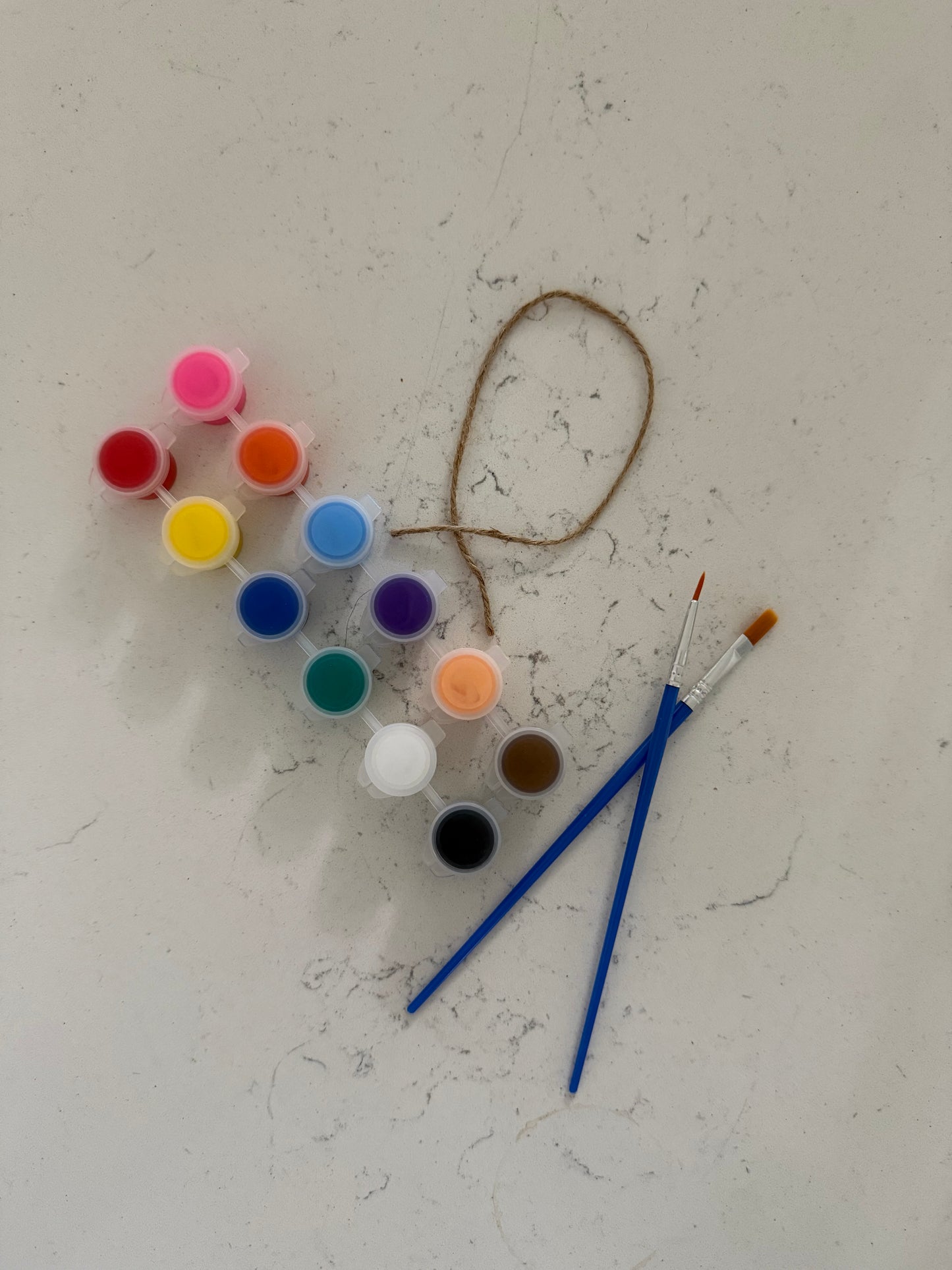 Build-a-Santa Punch-Out Wooden Ornament