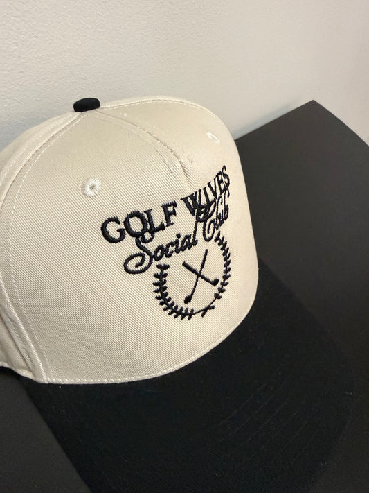 Golf Wives Social Club Two-Toned Embroidered Hat
