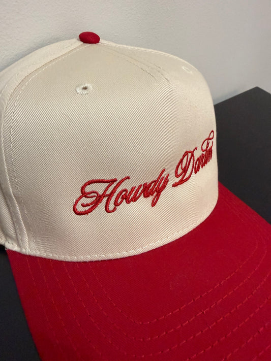 Howdy Darlin' Two-Toned Embroidered Hat