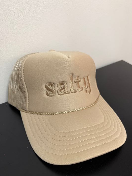 "Salty" Embroidered Foam Hat