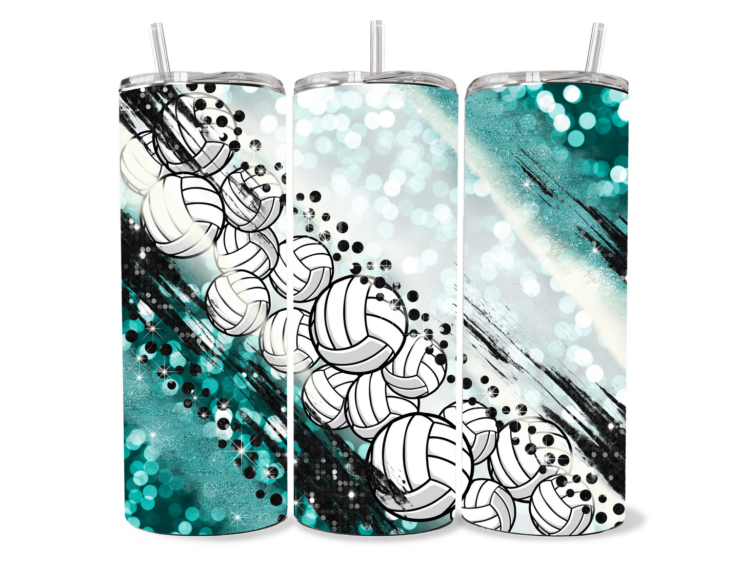 Volleyball 20 oz Skinny Tumbler