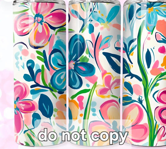 Beautiful Floral Tumbler